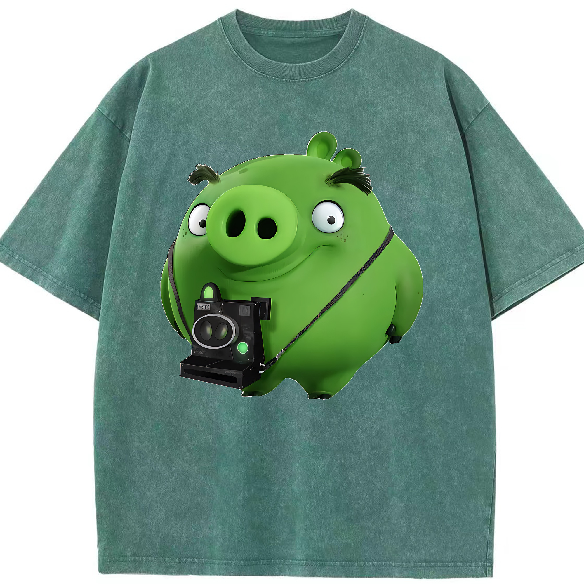 （画像用） Angry Birds アングリーバード 綿100% ヴィンテージ風 半袖Tシャツ（フロントプリント）